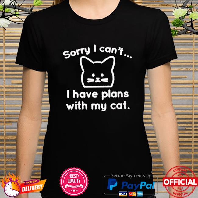I Have Plans with My Cat Boy Short Sleeve T-Shirt I Cant Sorry 